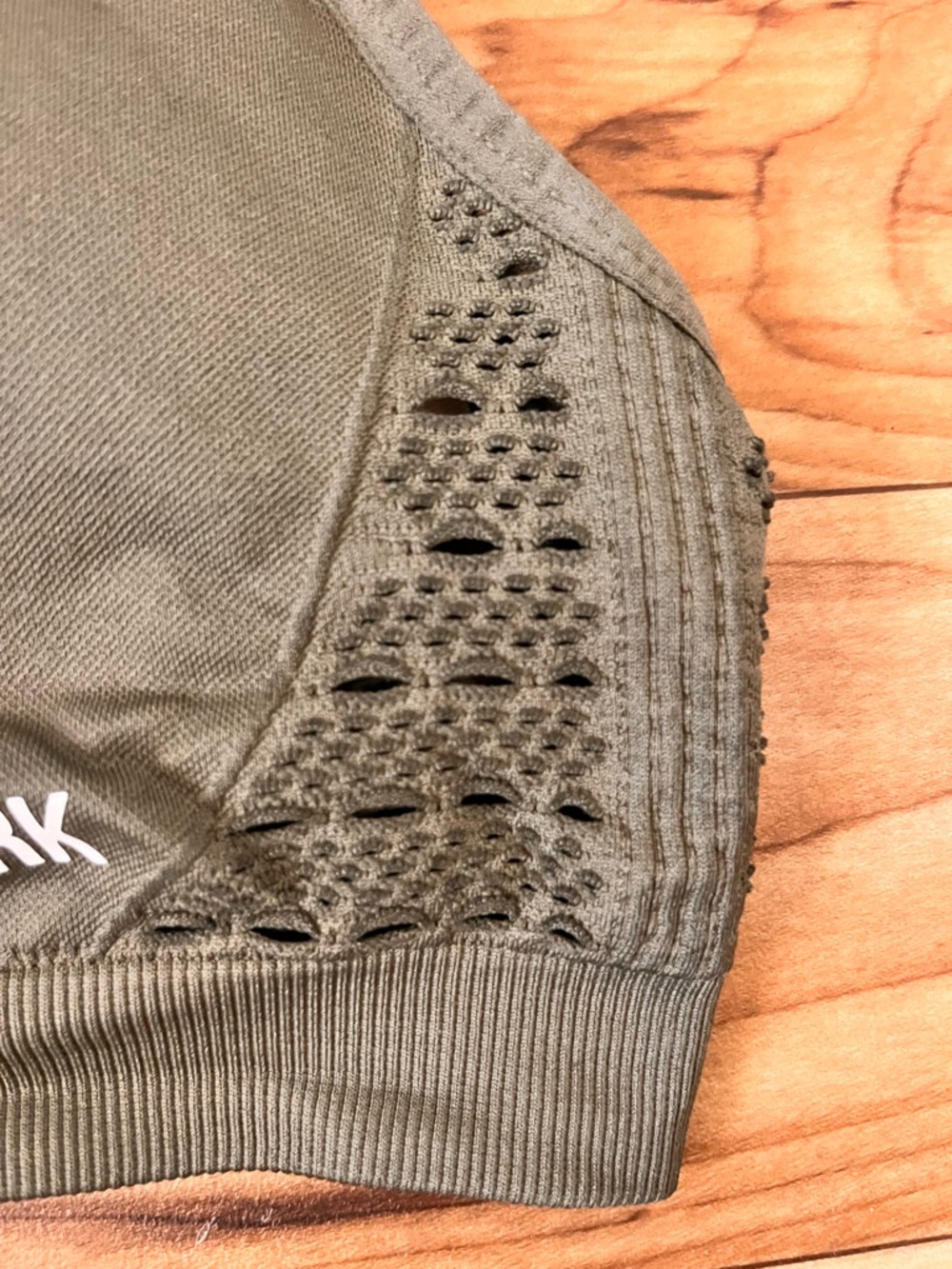 Gymshark Olive Seamless Strappy Sports Bra - Picture 3 of 6
